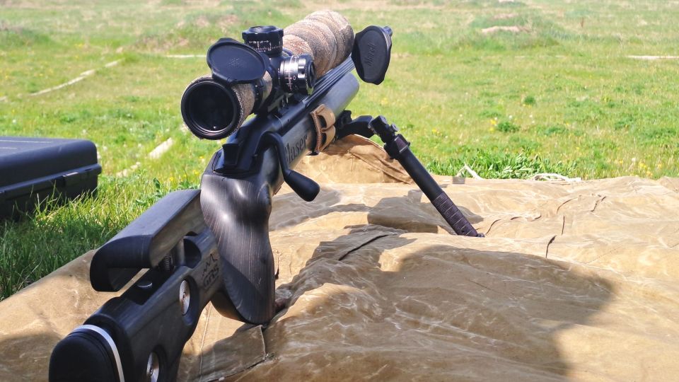 Пристрелка барнаульских патронов для снайперской винтовки на полигоне