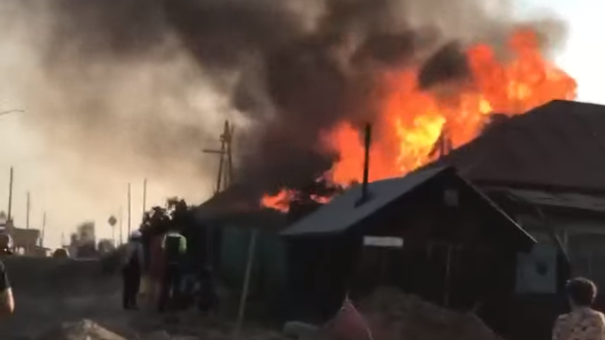 Пожар в Новоалтайске