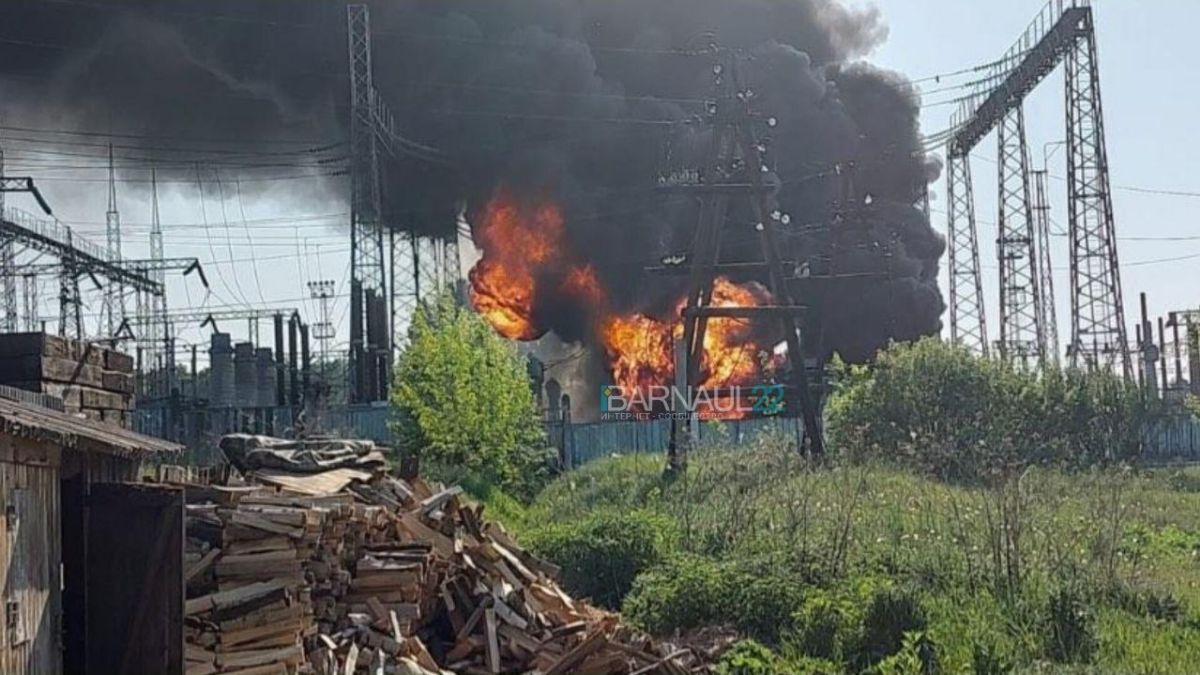 Пожар в Заринском районе
