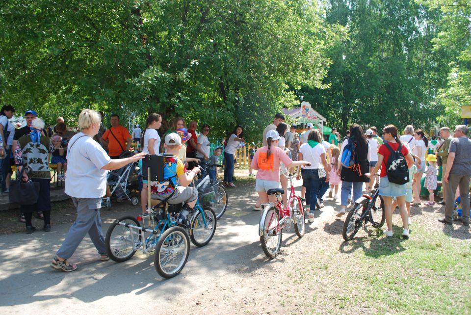 Акция "Юные велосипедисты Барнаула"
