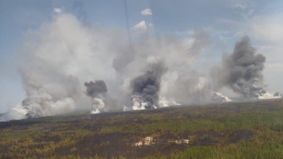 Пожар в Егорьевском районе