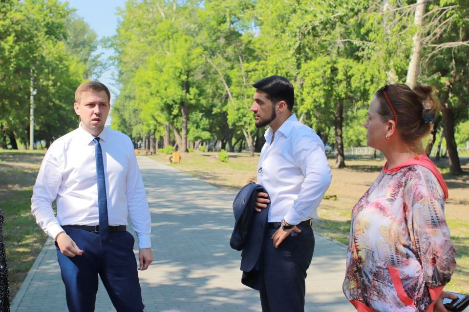 Александр Прокопьев обсудил с мэром Бийска вопросы благоустройства города 