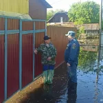 В Барнауле уровень воды в Оби подступил к опасной отметке