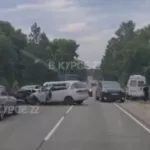 Под Барнаулом произошла массовая авария с двумя пострадавшими