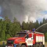 В Егорьевском районе локализовали масштабный лесной пожар