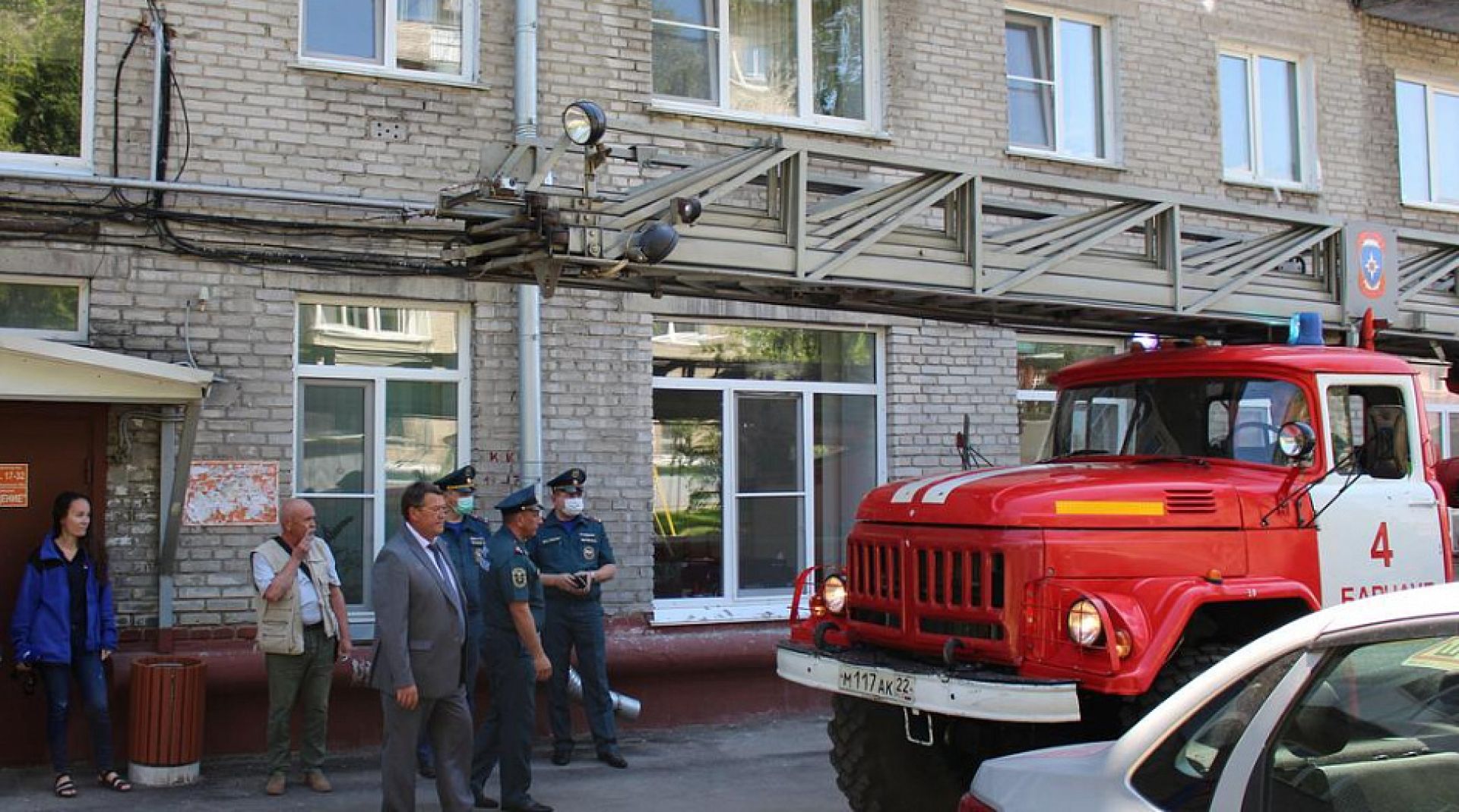 В каких дворах Барнаула появится разметка для пожарной техники - Толк  31.05.2020