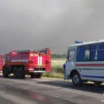 Пожарные показали, как борются с огнем в Егорьевском районе. Фото