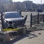 В Барнауле иномарка пролетела на красный и сбила пешехода