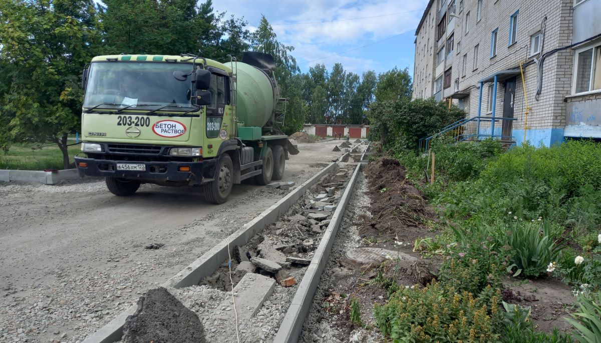 Как в Барнауле проходит благоустройство дворов и ремонт дорог - Толк  26.06.2023