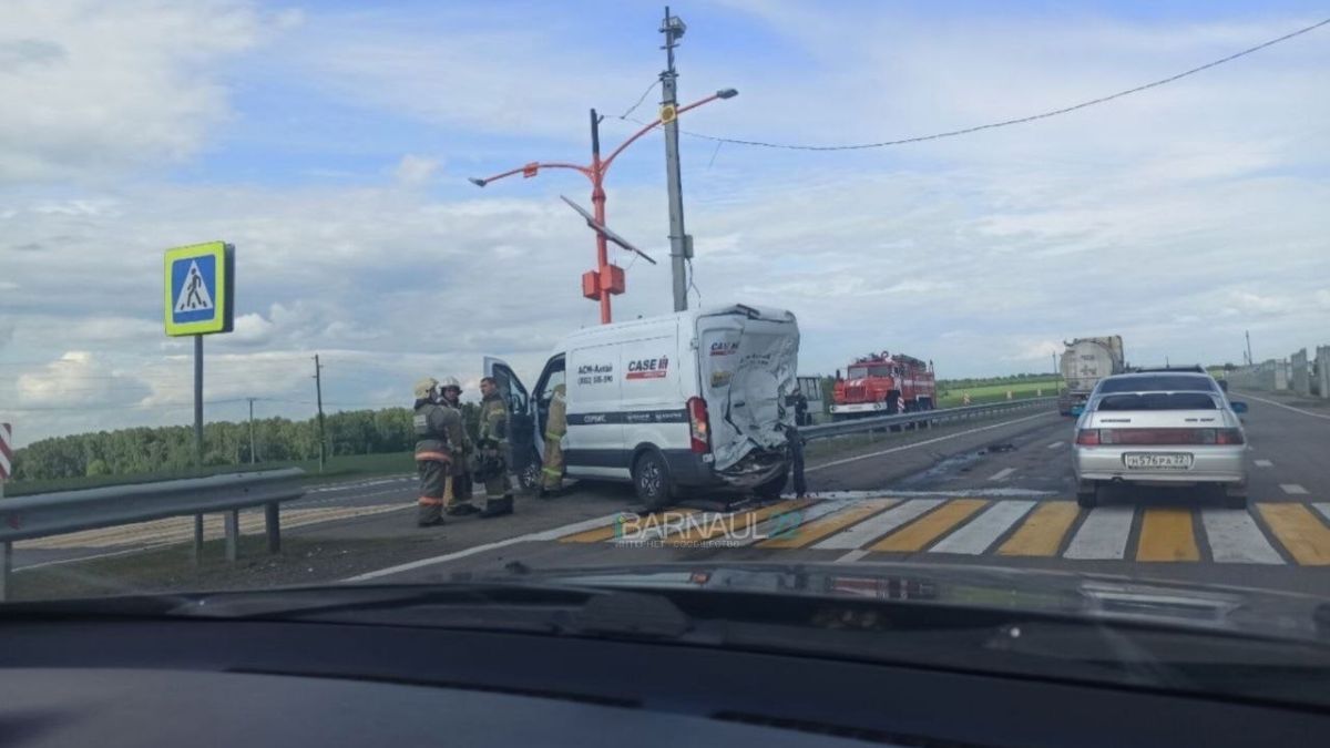 Авария по дороге в Павловск