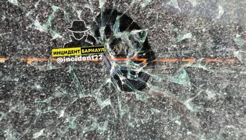 В Барнауле на шоссе Ленточный Бор обстреляли автомобиль