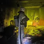 В Барнауле рано утром произошел пожар в пятиэтажке на Строителей
