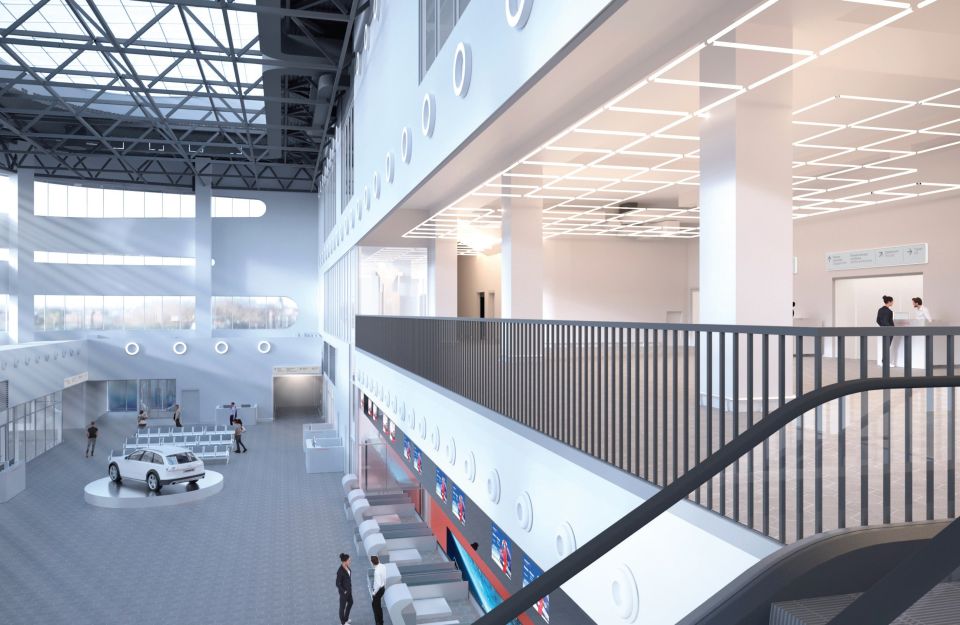 Дизайн-проект интерьеров барнаульского аэропорта