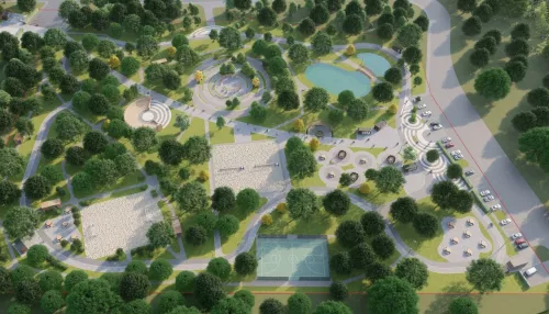 Парк с садом камней, центром йоги и прудом построят на правом берегу в Барнауле