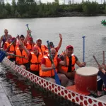 В Барнауле в третий раз состоялся Кубок журналистов по гребле на лодках Дракон