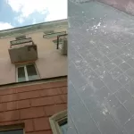 Барнаульцы жалуются на разрушение фасада в доме на проспекте Ленина
