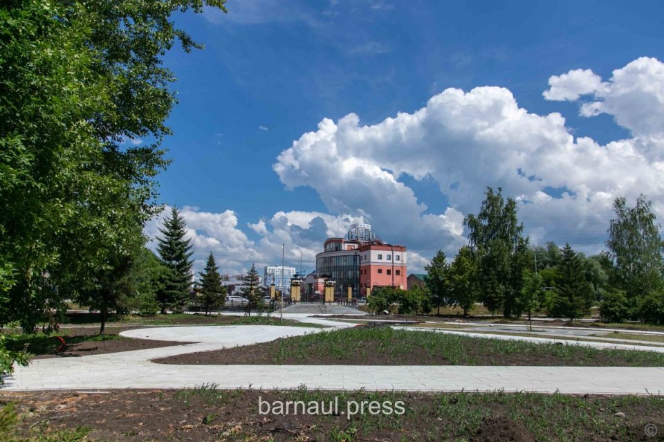 Благоустройство парков в Барнауле