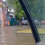 Новосибирск подтопило после сильного ливня на выходных