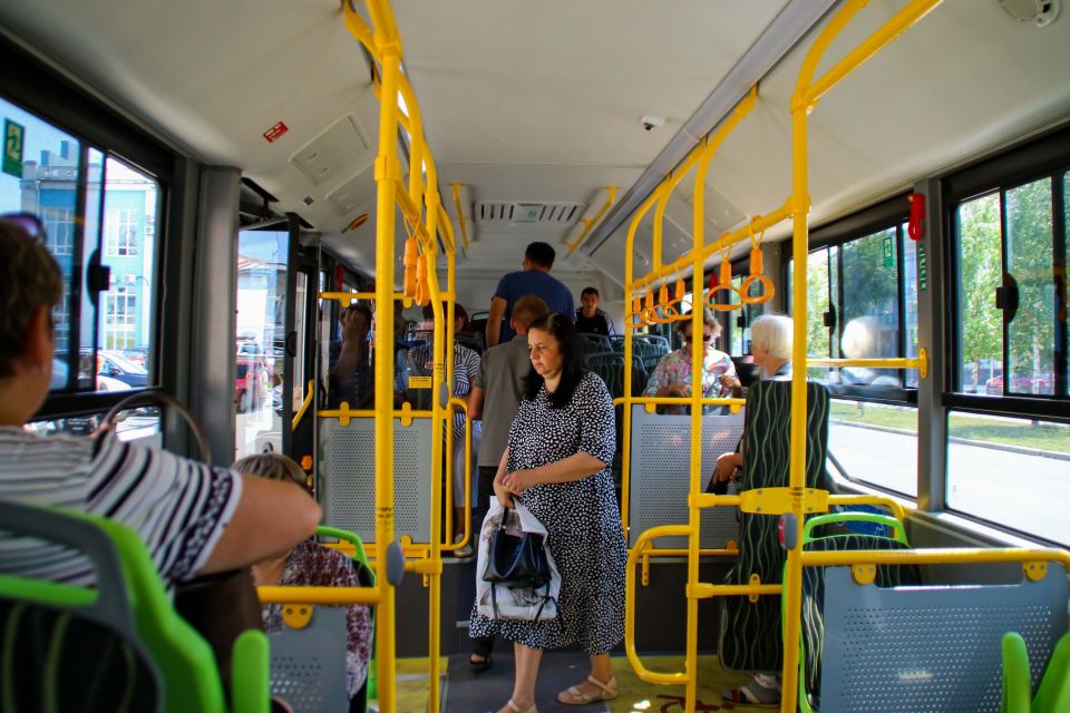 Первый рейс новых автобусов №35 в Барнауле
