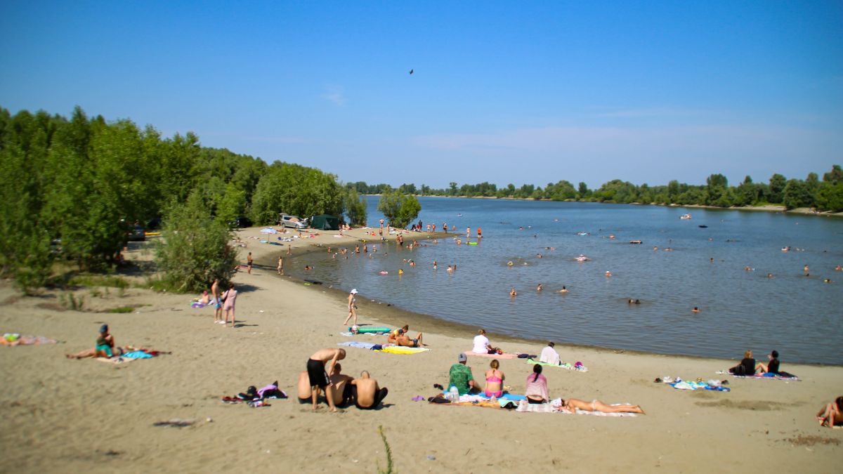 Пляж. Жара. Барнаул