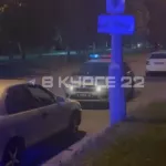 В Барнауле полицейские задержали водителя после погони