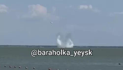 Самолет Су-25 рухнул в Азовское море в Краснодарском крае