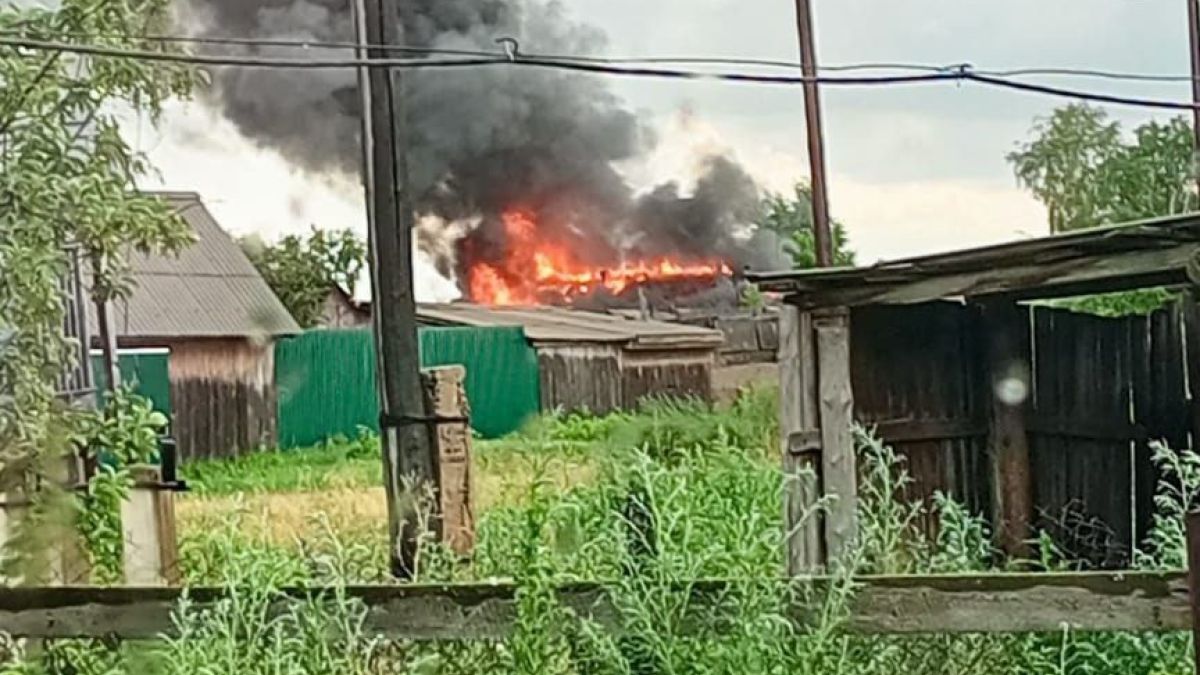 Пожар в Романово