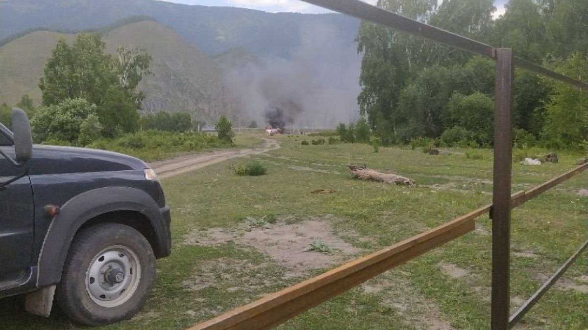 Крушение вертолета в Республике Алтай