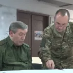 Герасимов проверил передовой пункт управления войск на Запорожском направлении