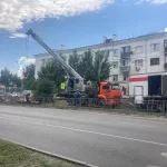 В Барнауле авария на теплосети оставила без воды более сотни домов