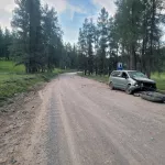 Около алтайского села Hyundai врезался в пень – водитель погиб