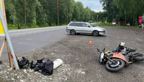 Мотоциклист из Барнаула пострадал в ДТП в Горном Алтае