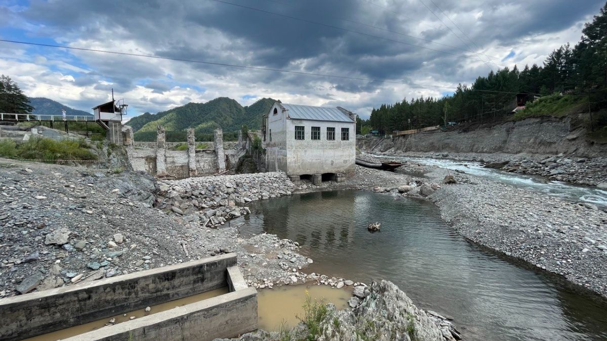 Остатки Чемальской ГЭС, 2023 год