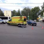 Водитель мотоцикла погиб в ДТП с Нивой в Барнауле