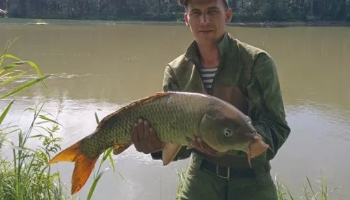 В Новосибирской области рыбак поймал семикилограммового сазана