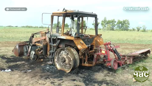 Неизвестные сожгли сельхозмашины аграриев из Михайловского района