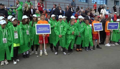 В Барнауле состоялось открытие Всероссийского фестиваля дворового футбола