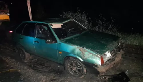 В Омской области машина улетела в кювет с водой – погибли мать и трое детей