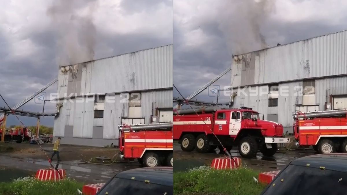 В Барнауле произошел пожар в здании предприятия по производству котлов |  15.09.2023 | Барнаул - БезФормата