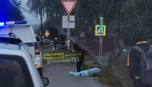 В Барнауле утром возле дороги нашли тело человека