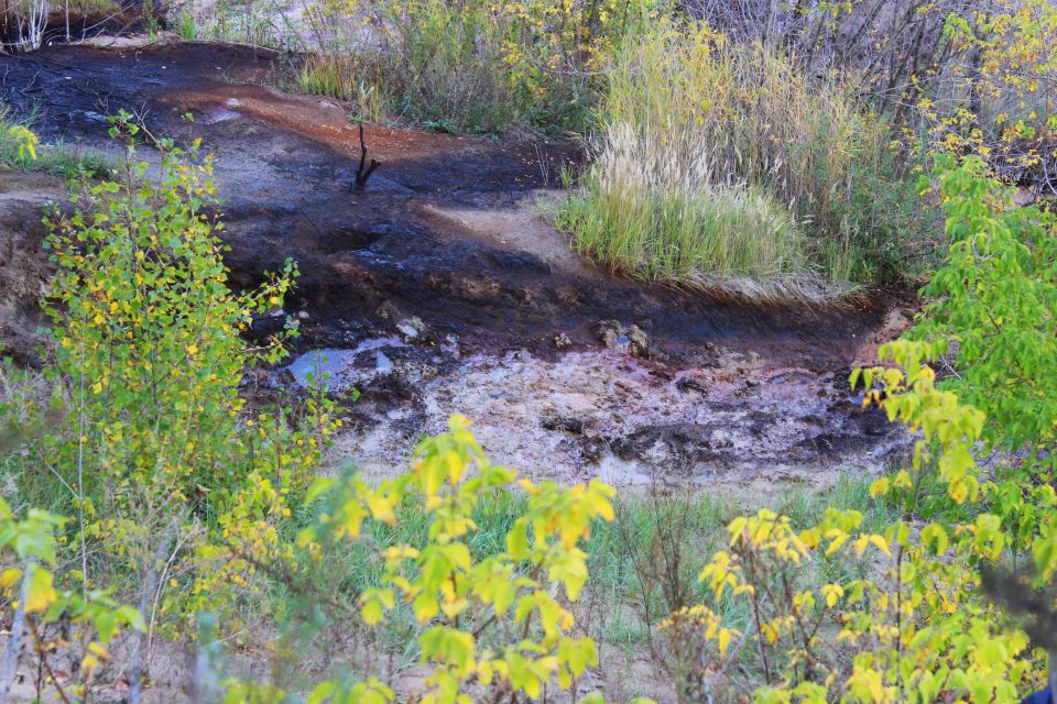 Разлив нефтепродуктов на Барнаульском ковше
