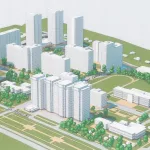Квартал с 25-этажками планируют построить рядом с Нагорным парком в Барнауле