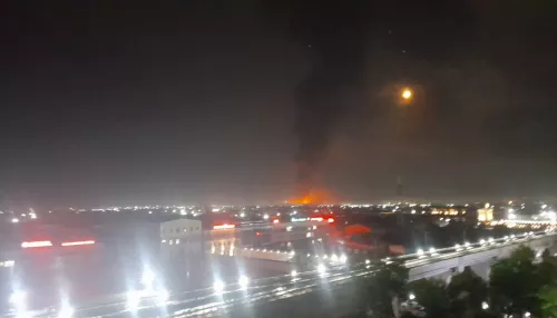 Страшный взрыв на складе в Ташкенте попал на фотографии очевидцев
