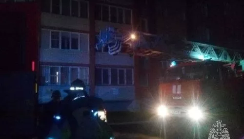 В Новоалтайске сгорела квартира в девятиэтажном доме