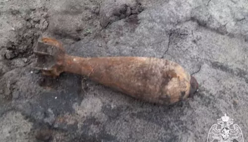 В Барнауле на стройке нашли старую мину для миномета
