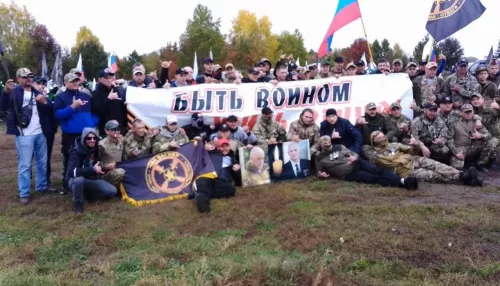 В Барнауле экс-бойцы Вагнера собрались на 40-й день со дня смерти Пригожина