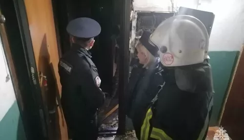В Барнауле на пожаре в пятиэтажке нашли тело мужчины