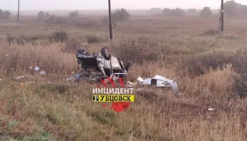 В Алтайском крае водитель погиб в слетевшей с дороги иномарке