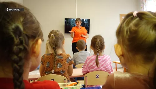 Воспитанники барнаульского детского сада делают первые шаги в мире профессий