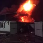 В Барнауле произошло два крупных пожара на Потоке и Горе